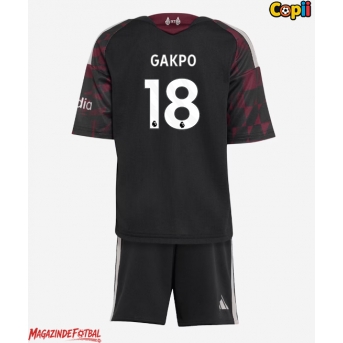 Liverpool Cody Gakpo #18 Echipament de Fotbal Replică 2026-27 Copii Treilea (+ Șorturi)